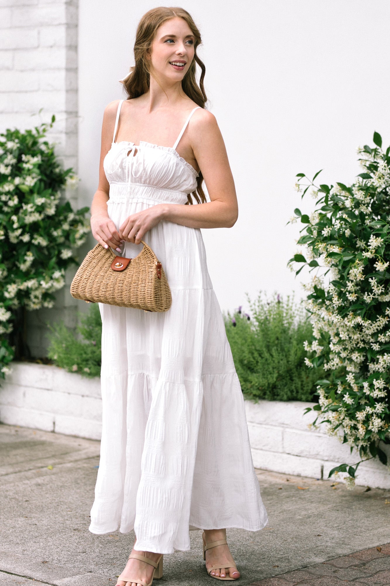 Gracie Crinkled Maxi Dress - Morning Lavender Boutique Dresses