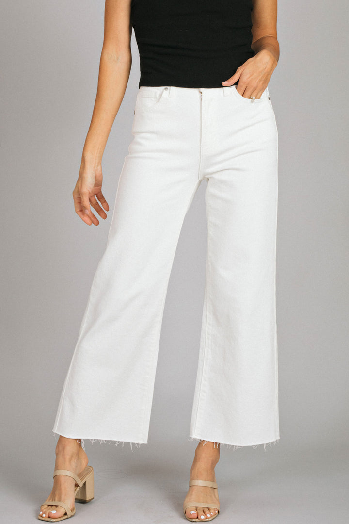Leah Slim Wide Leg Jeans