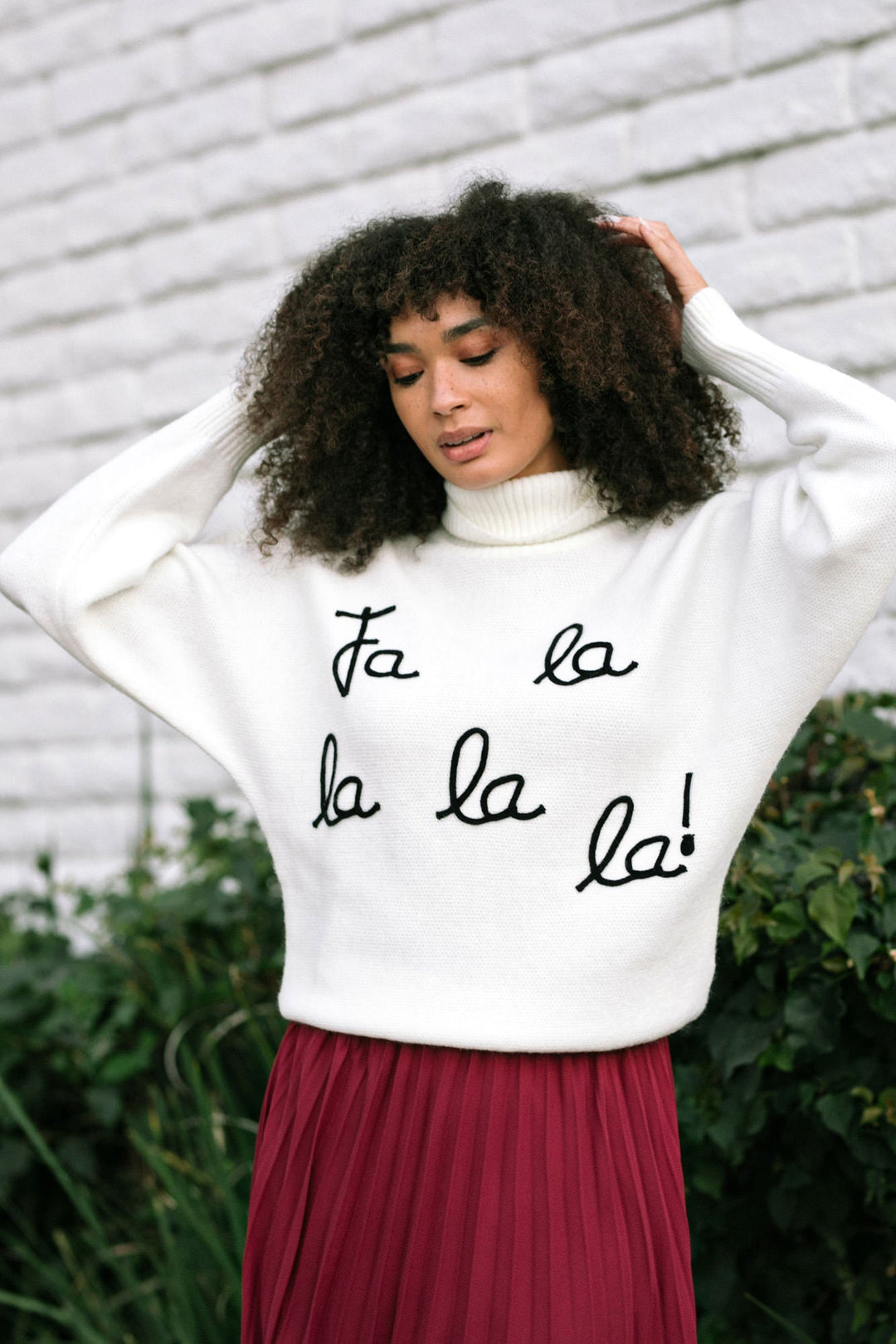 Fernanda Falalalala Knit Sweater