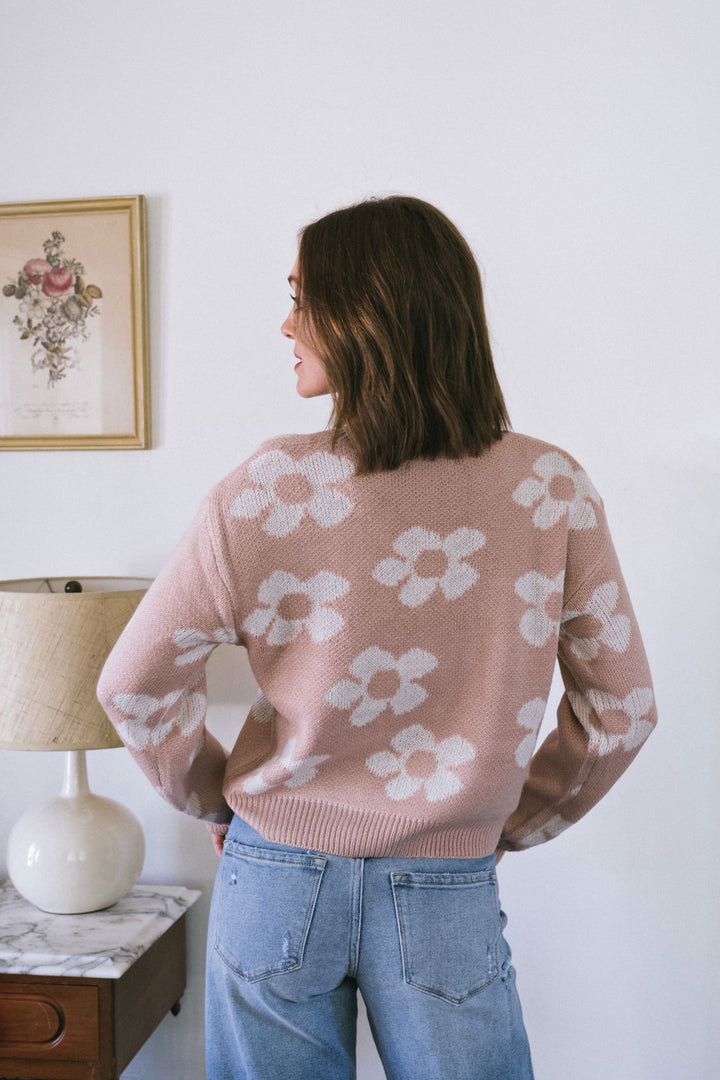 Issa Floral Knit Sweater