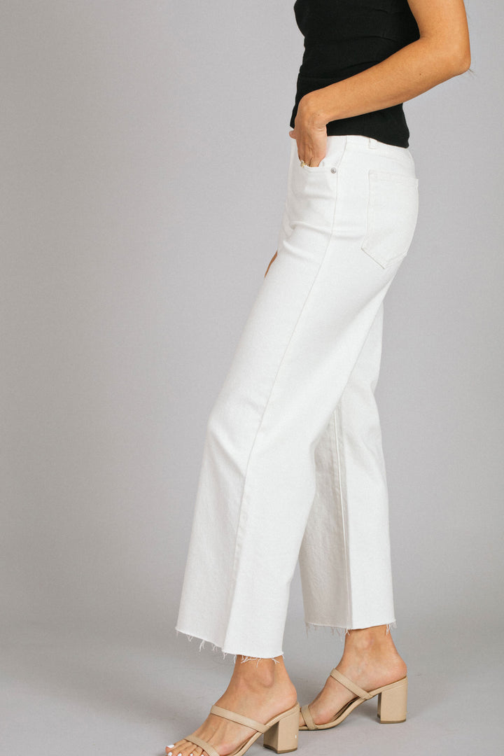 Leah Slim Wide Leg Jeans