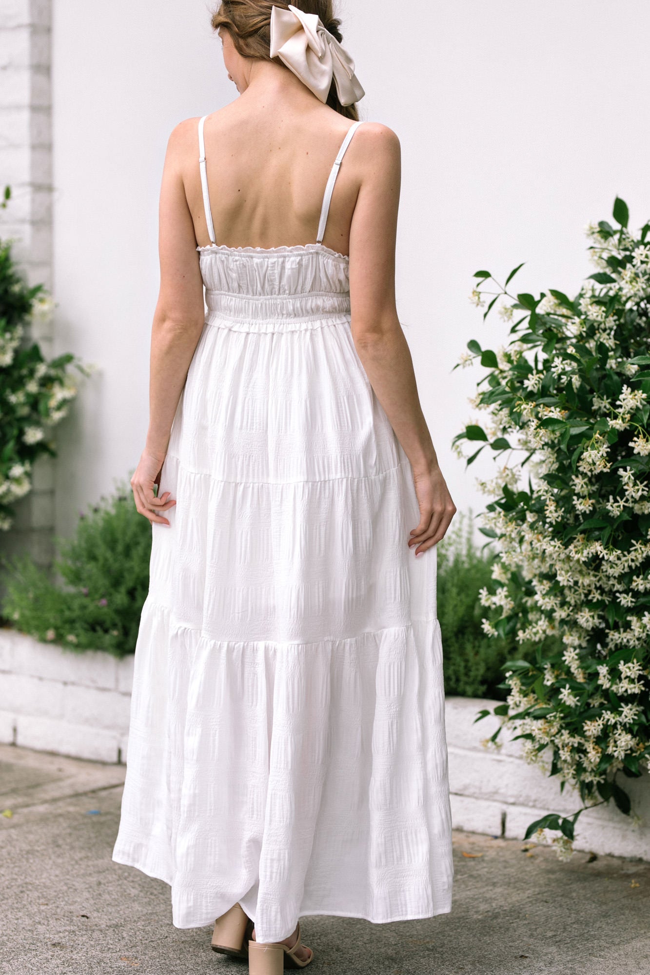 Gracie Crinkled Maxi Dress - Morning Lavender Boutique Dresses