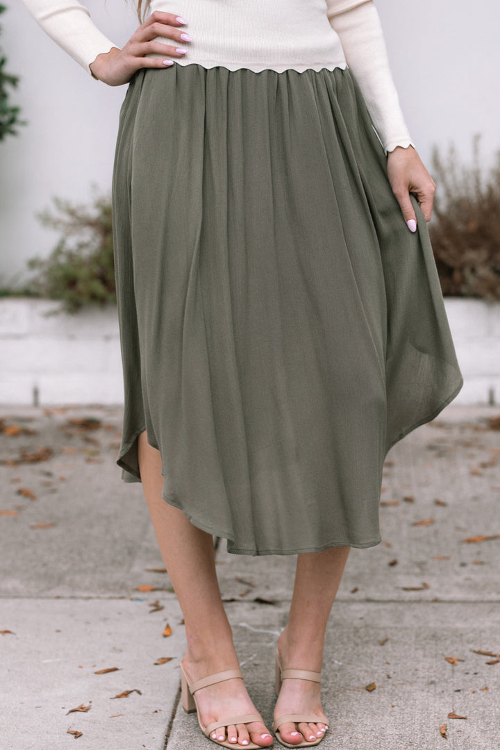 Joyce Round Hem Skirt