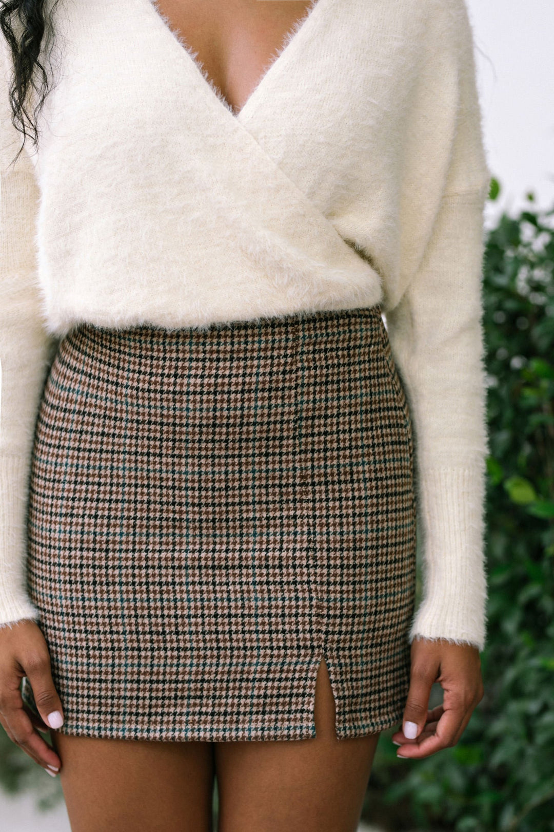 Dayla Plaid Mini Skirt