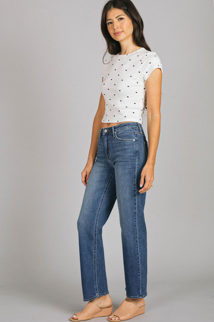Jaclyn Stretch Straight Jeans