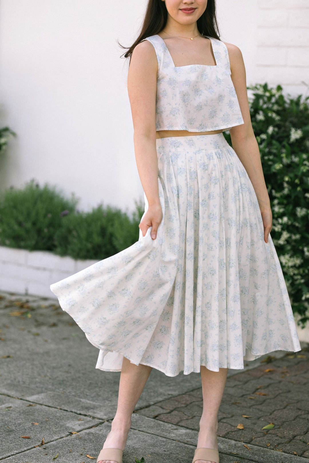 Mindy Floral Skirt Set