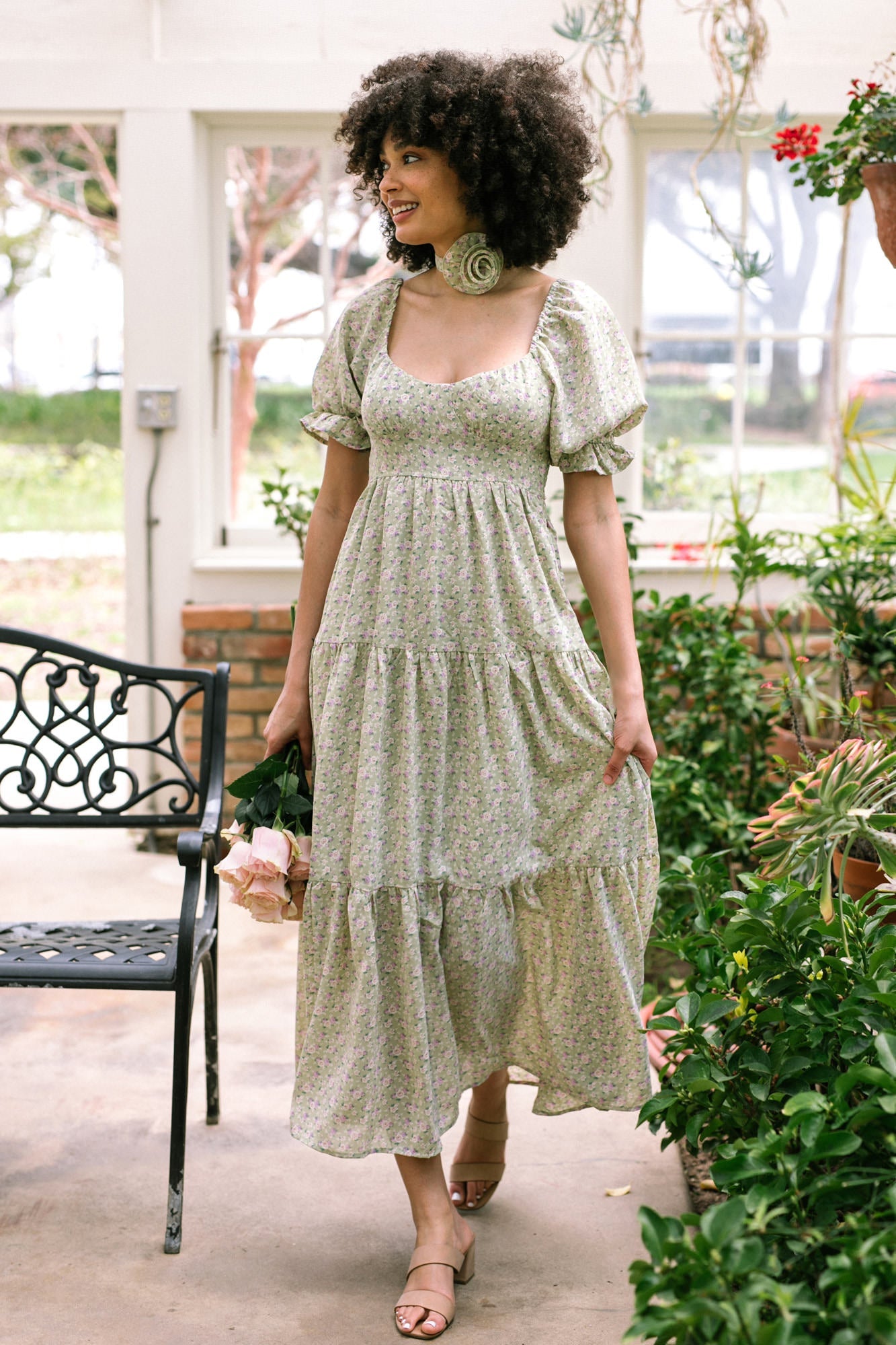 In Loom Roseanne Floral Tiered Dress | Pacific City In Loom Roseanne Floral Tiered Dress | Pacific City