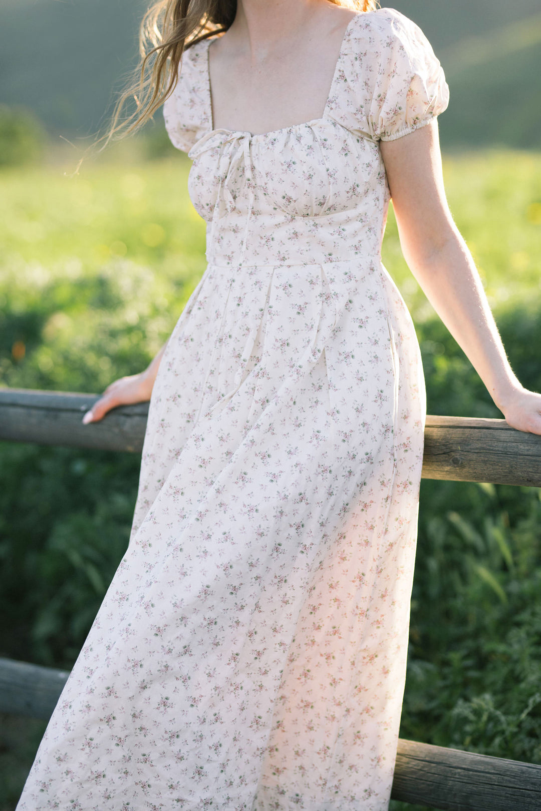 Fatima Floral Sweetheart Dress