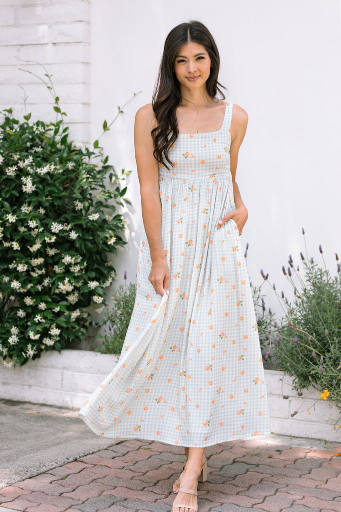 midi babydoll dress Soleil Gingham Camo Prom Dresses Camo Details Embrace effortless charm velvet dress for wedding guest Size:Large/16-16.5 Neck/32-33 Sleeve