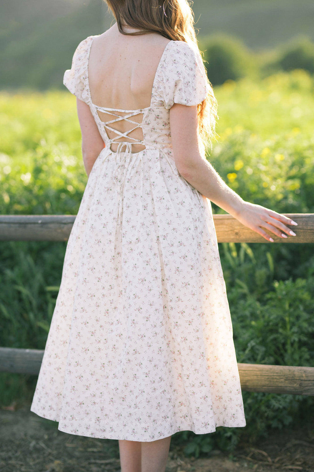 Fatima Floral Sweetheart Dress