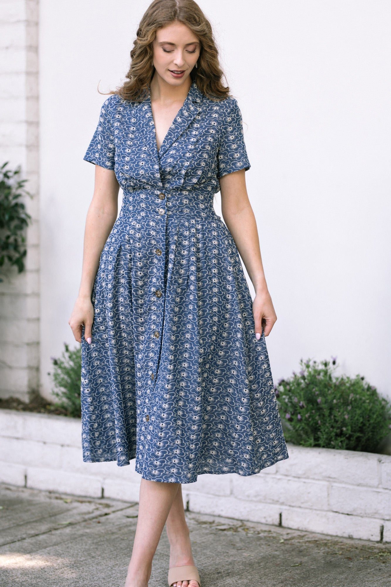 Kennedy Eyelet Shirt Dress