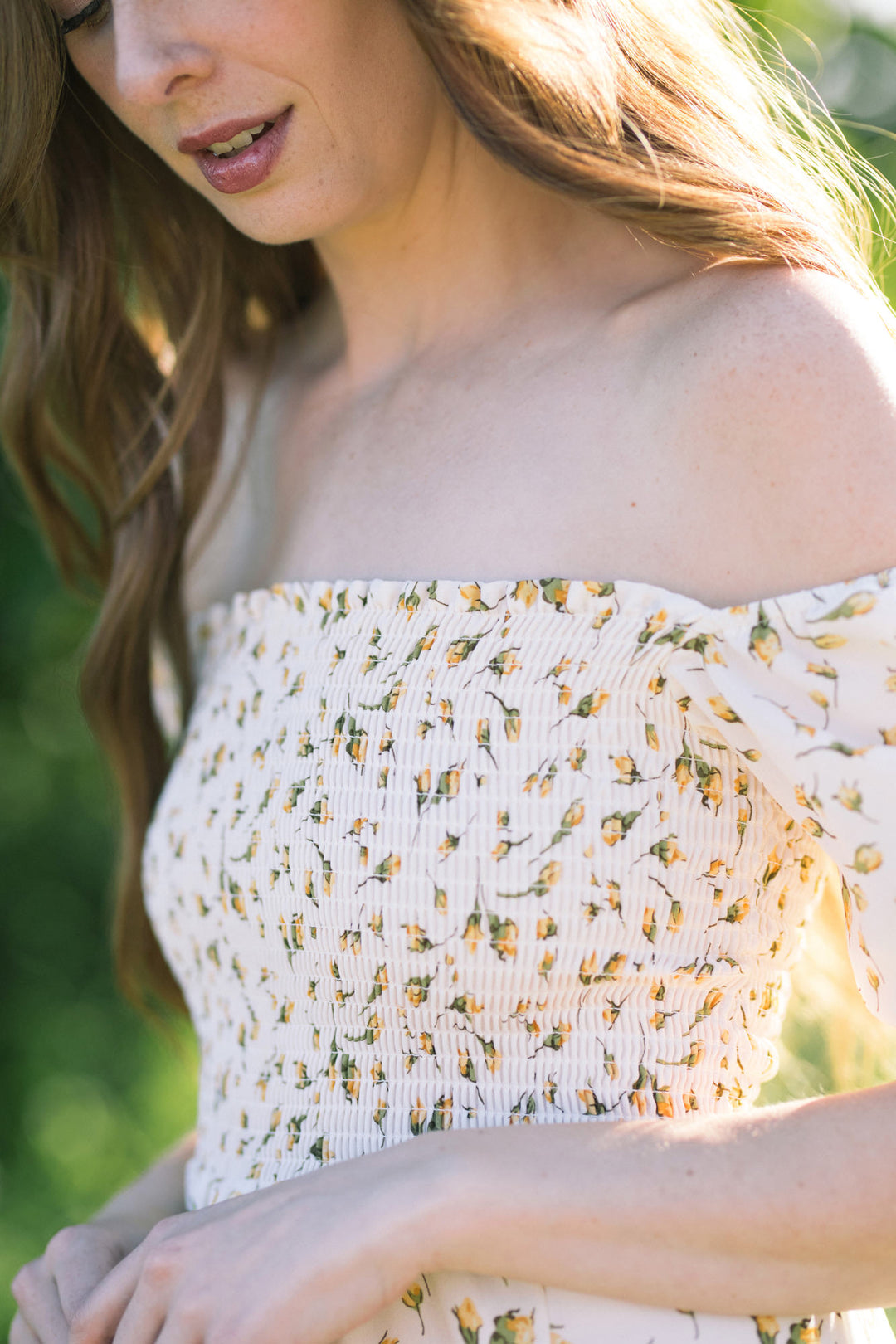 Clarissa Puff Sleeve Midi Dress