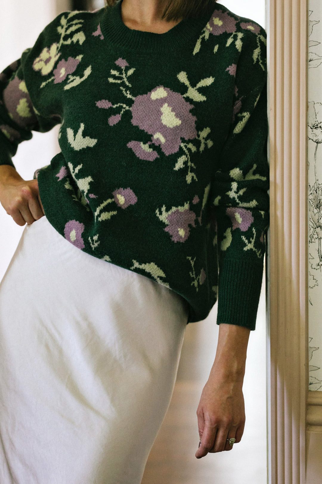 Juniper Floral Knit Sweater