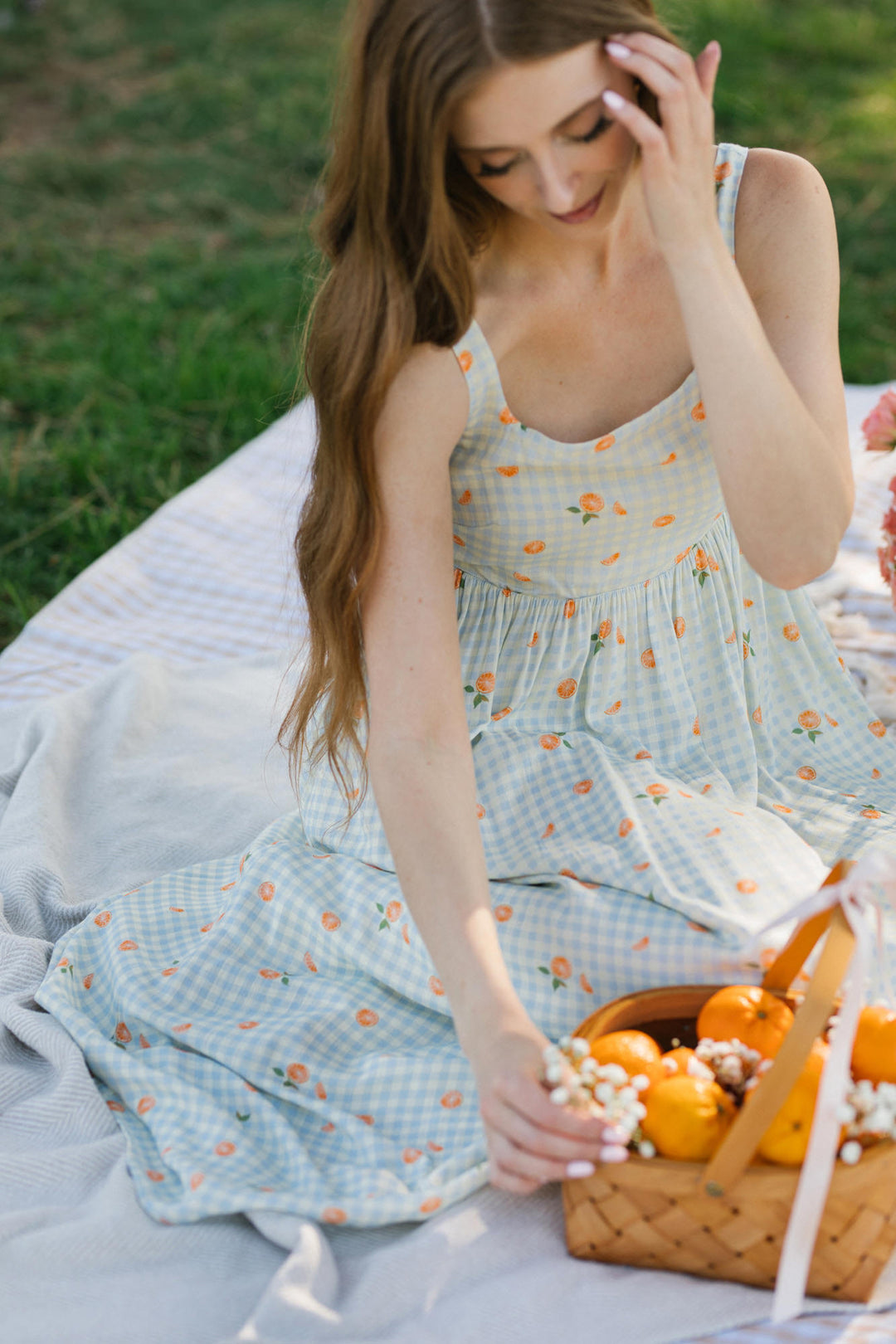 Soleil Babydoll Gingham Dress Soleil Babydoll Gingham Dress