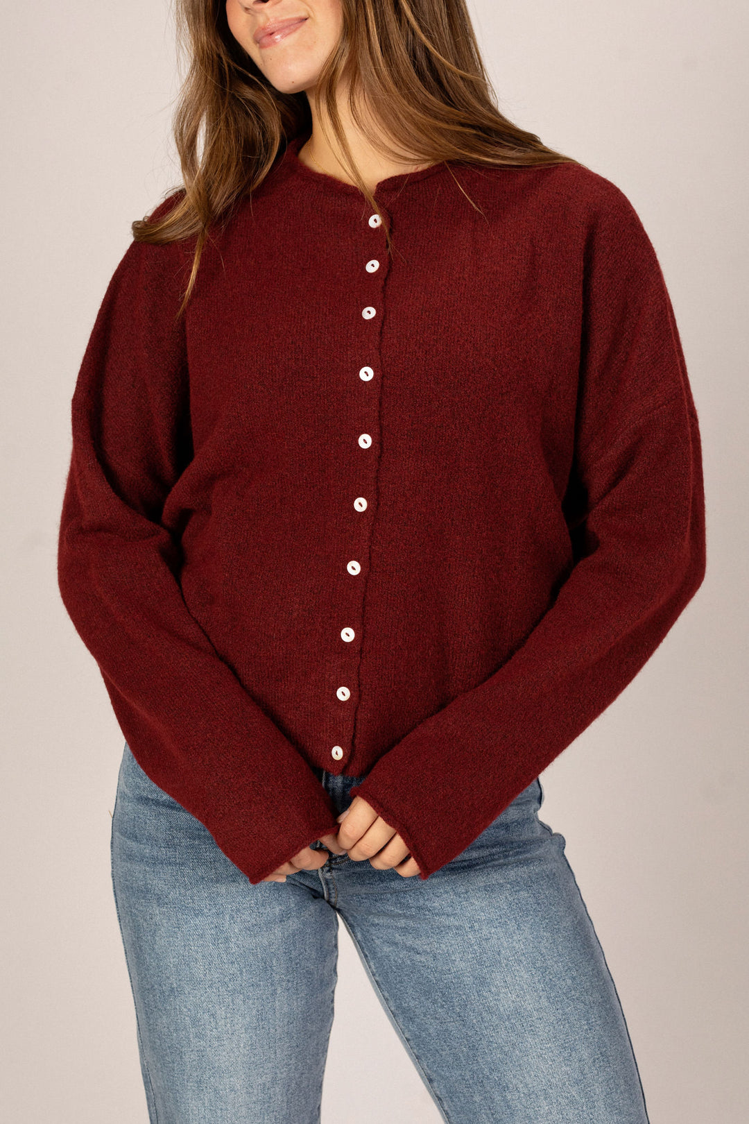 Tristen Buttoned Knit Cardigan