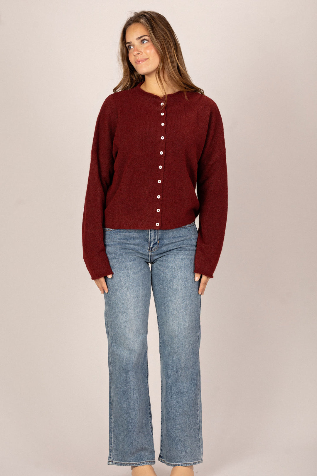 Tristen Buttoned Knit Cardigan