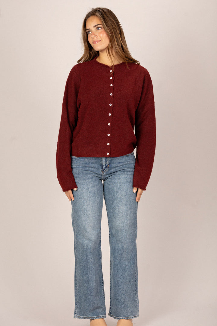 Tristen Buttoned Knit Cardigan