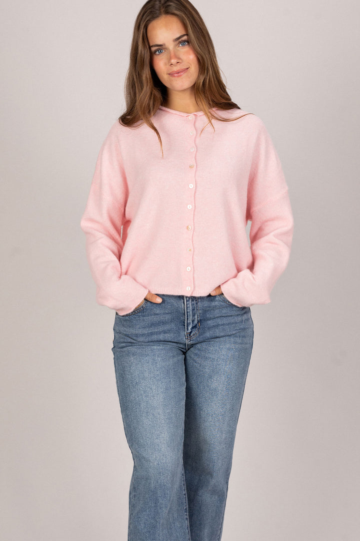 Tristen Buttoned Knit Cardigan