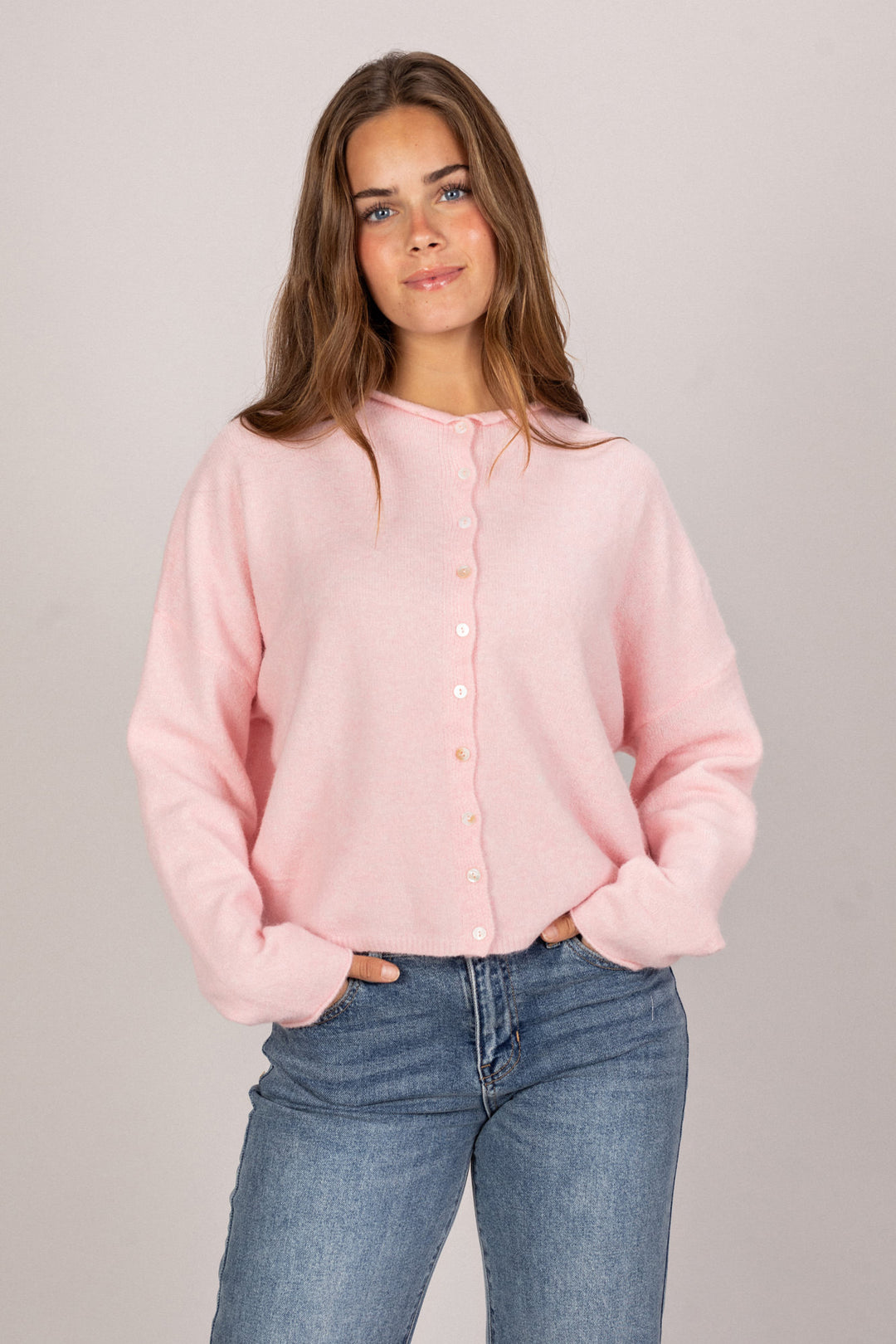 Tristen Buttoned Knit Cardigan