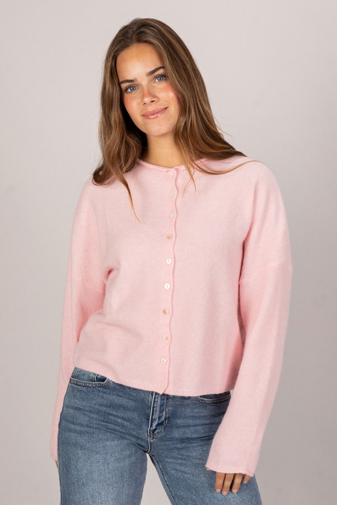 Tristen Buttoned Knit Cardigan