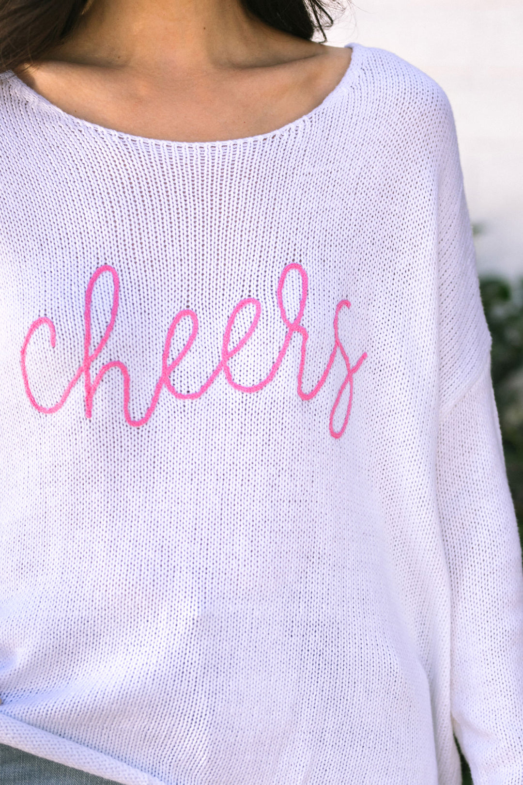 Christy Cheers Knit Sweater