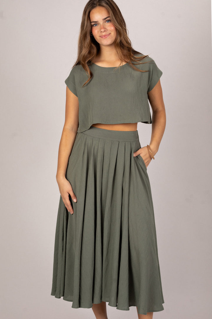 Noemi Two Piece Skirt Set