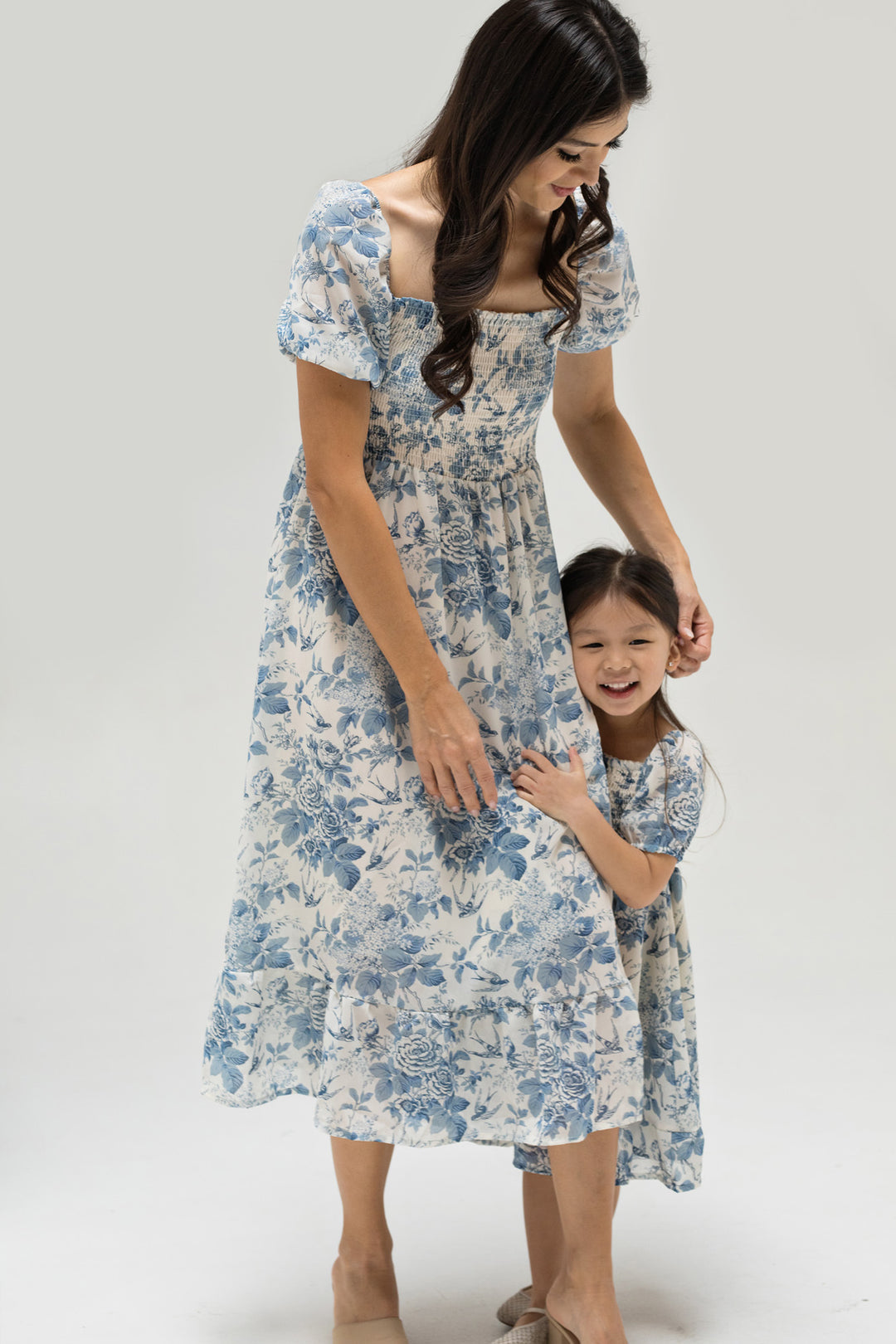 Smocked Midi Dress - Zoey - Morning Lavender Online Boutique Smocked Midi Dress - Zoey - Morning Lavender Online Boutique
