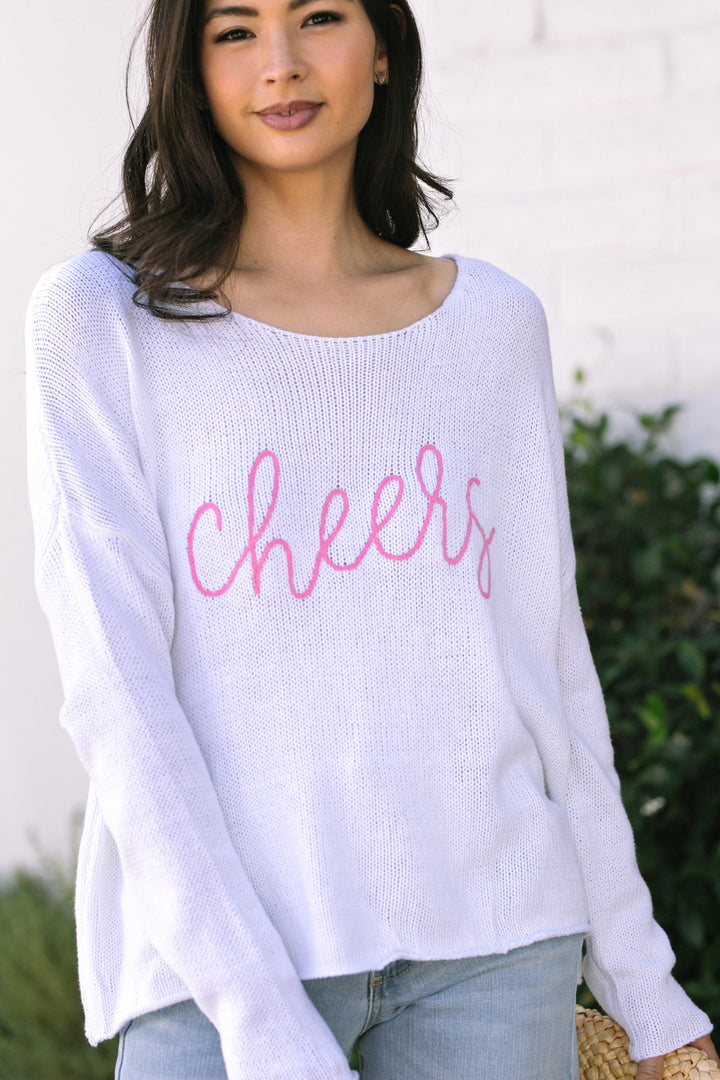 Christy Cheers Knit Sweater