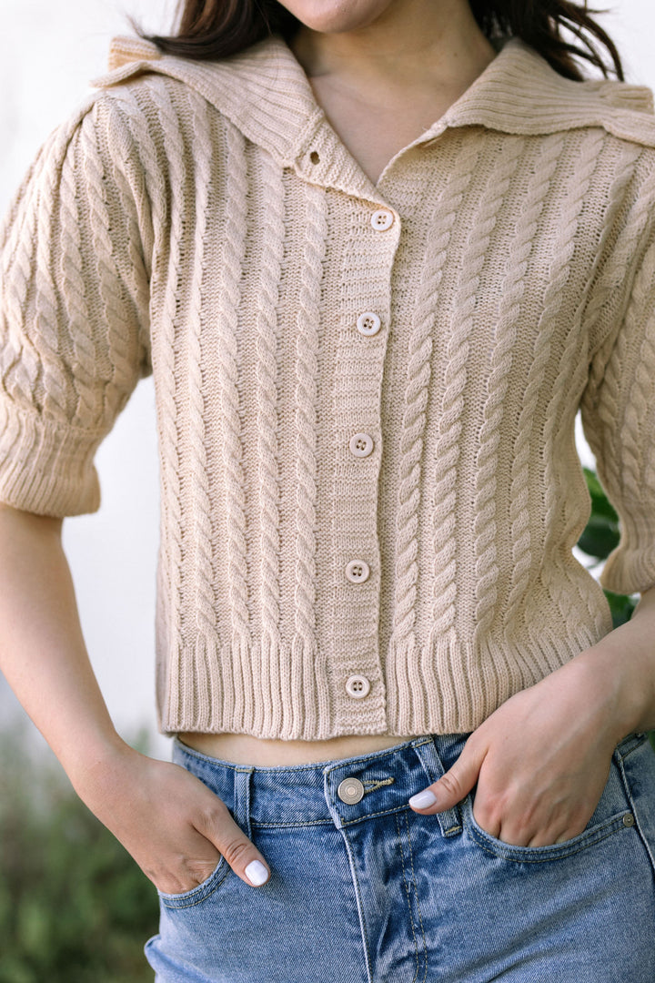 Freya Short Sleeve Cardigan