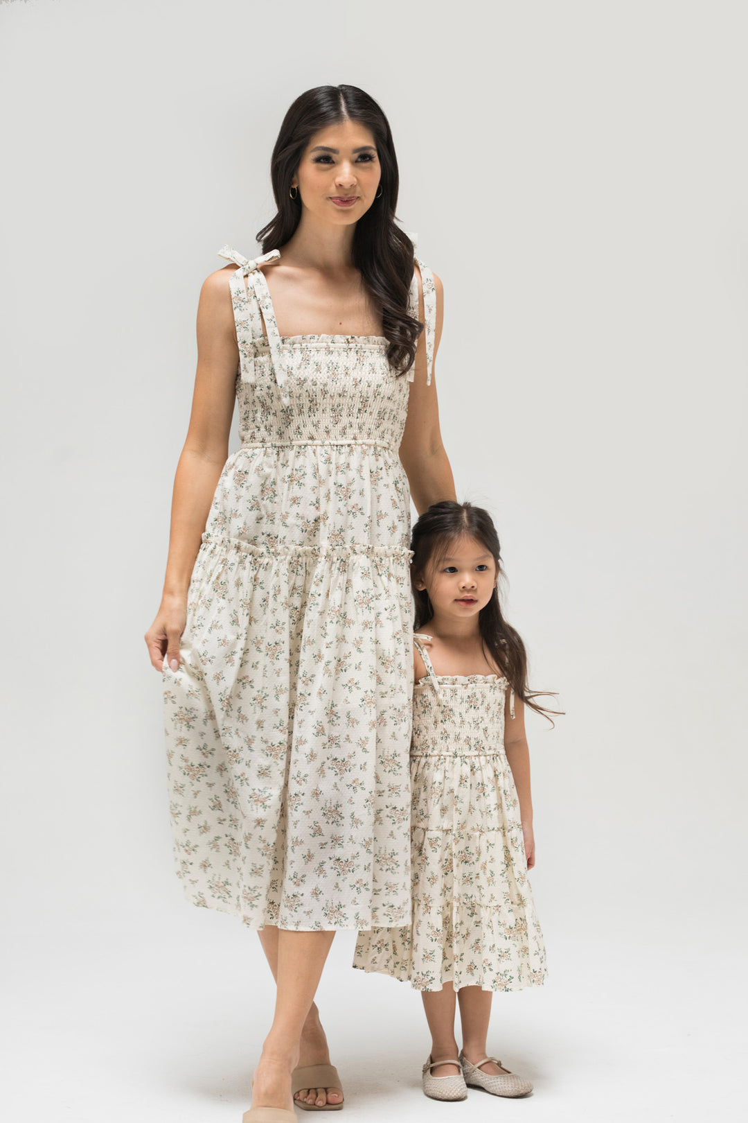 smocked midi dress Diana Smocked Midi Dress