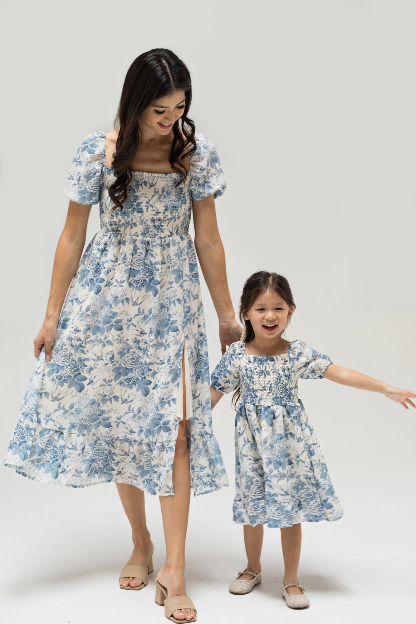 Mini Zoey Smocked Dress - Morning Lavender Boutique Kids