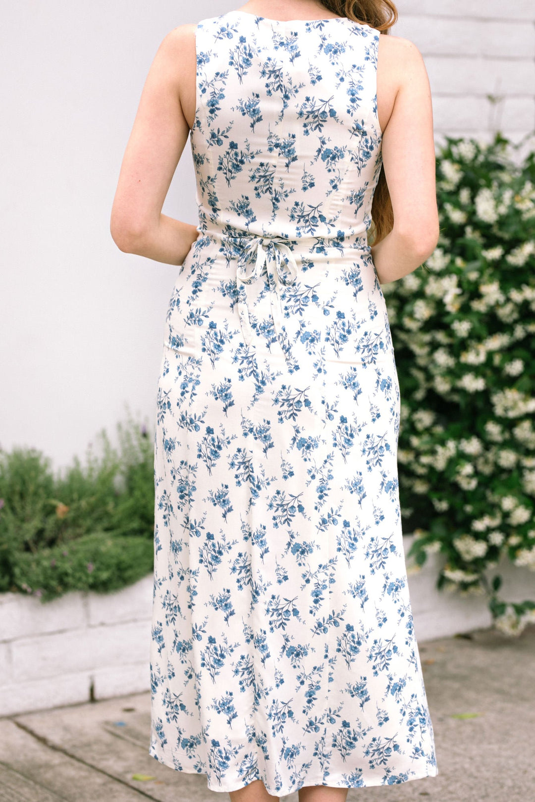 Larissa Buttoned Floral Dress