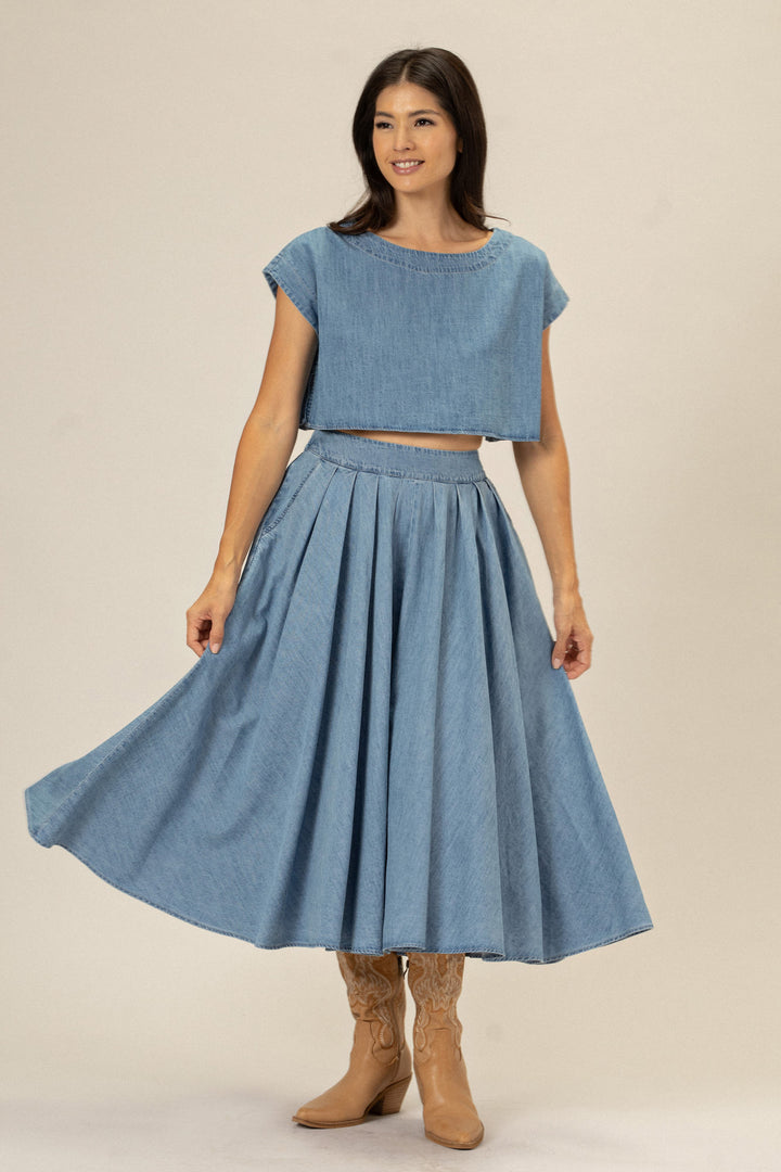 Noemi Two Piece Skirt Set