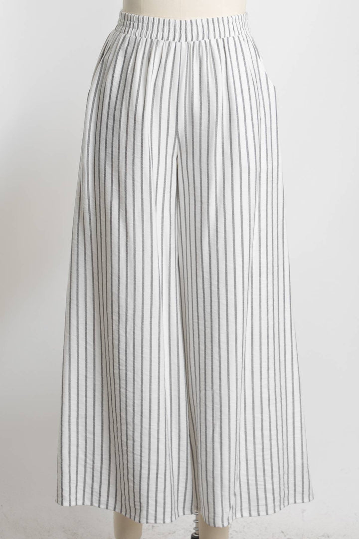 Rita Striped Wide Leg Pants
