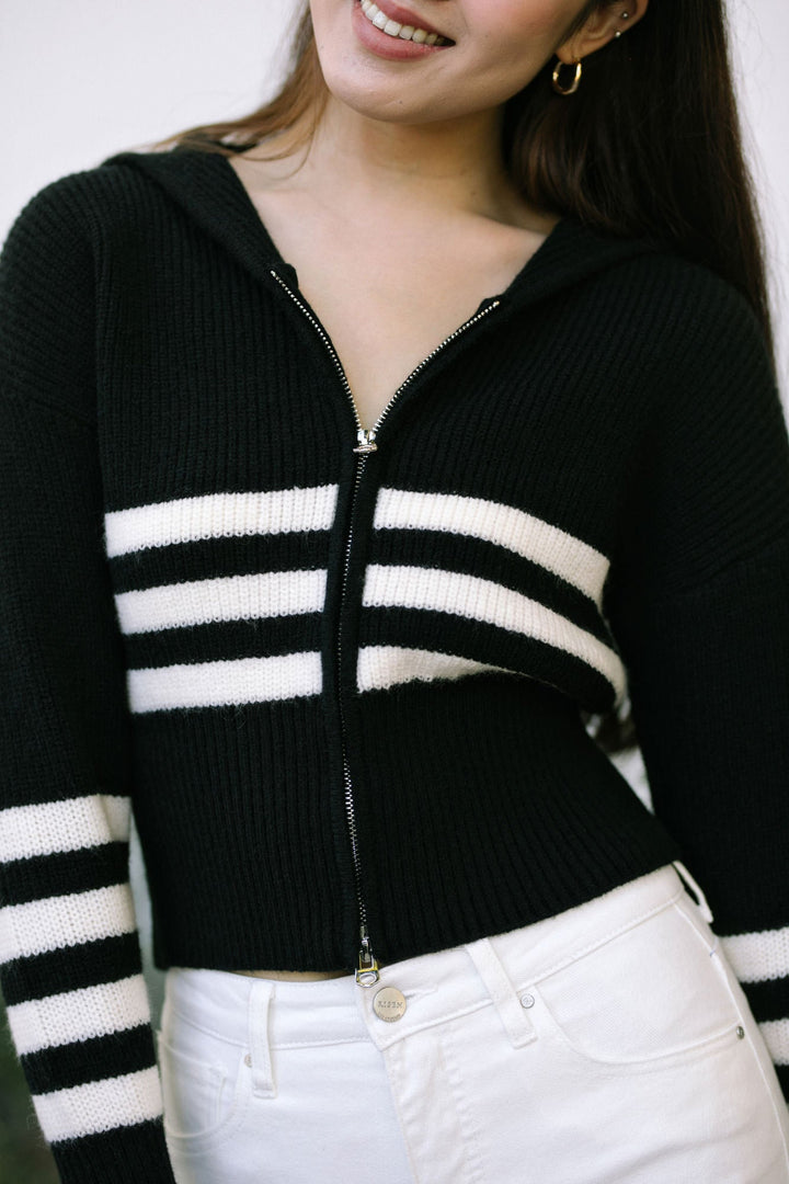 Nori Knit Zip Sweater