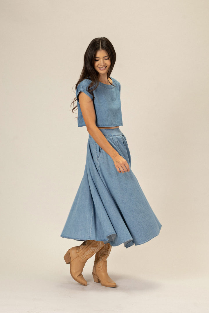 Noemi Two Piece Skirt Set