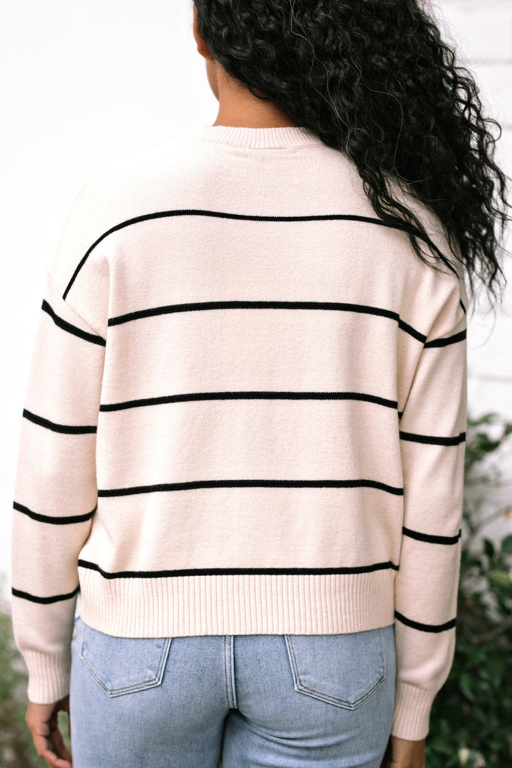 Emma Striped Crewneck Sweater