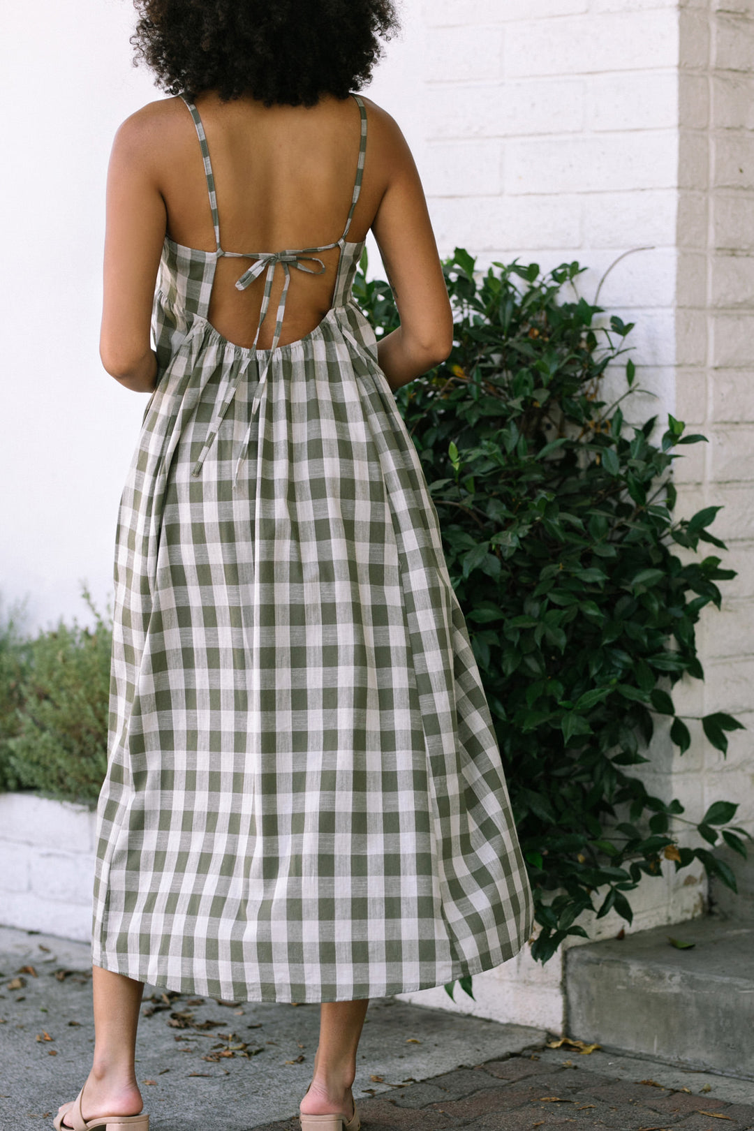 Susie Gingham Maxi Dress