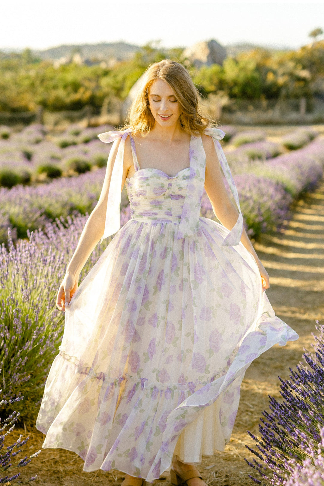 Debra Sweetheart Midi Dress - Morning Lavender Boutique Dresses Lavender / Large by Morning Lavender Debra Sweetheart Midi Dress - Morning Lavender Boutique Dresses Lavender / Large by Morning Lavender