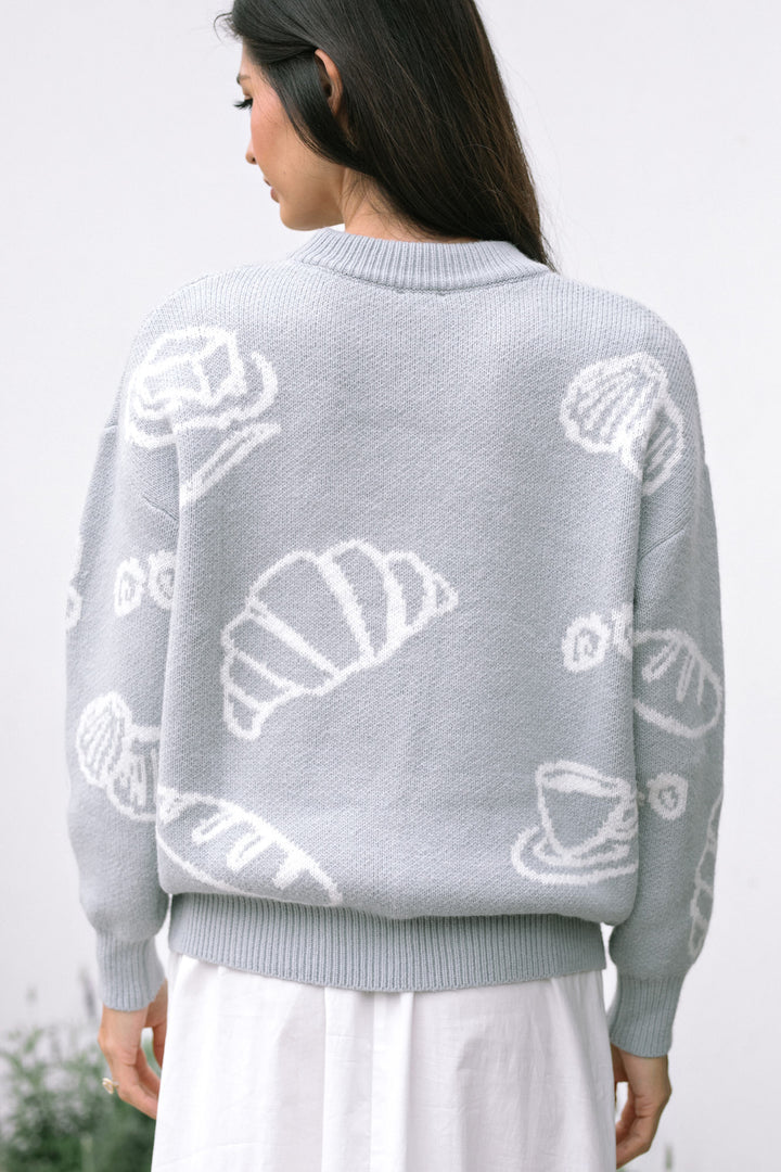 Susan Croissant Crewneck Sweater