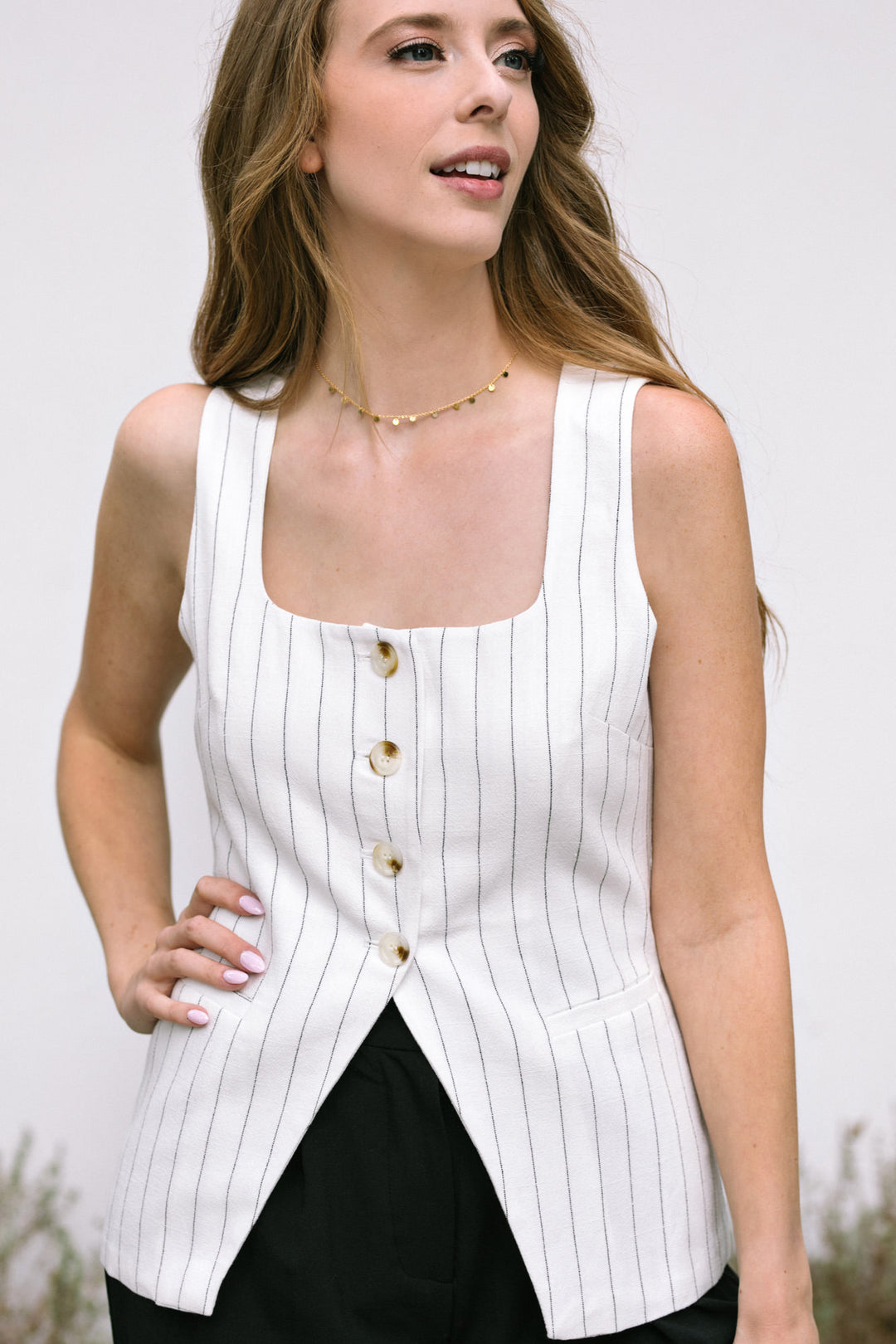 Shelly Striped Vest Top