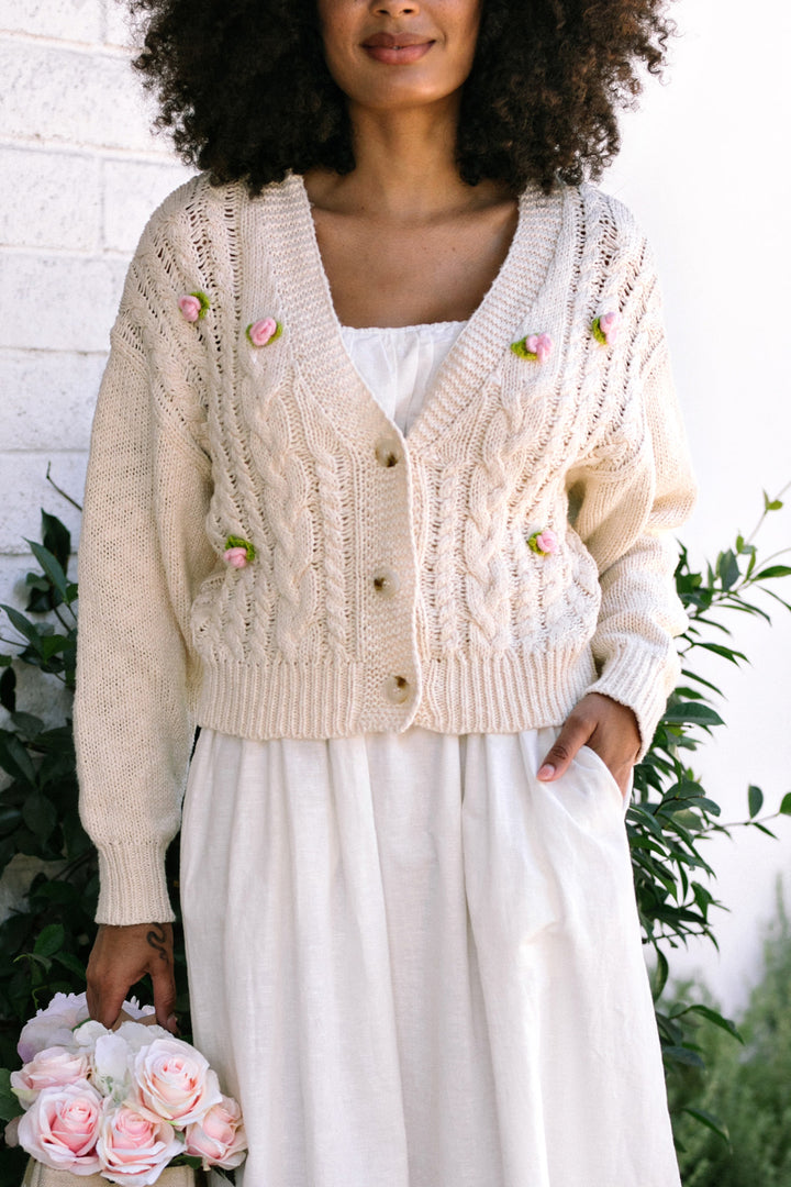 Tara Cable Knit Cardigan