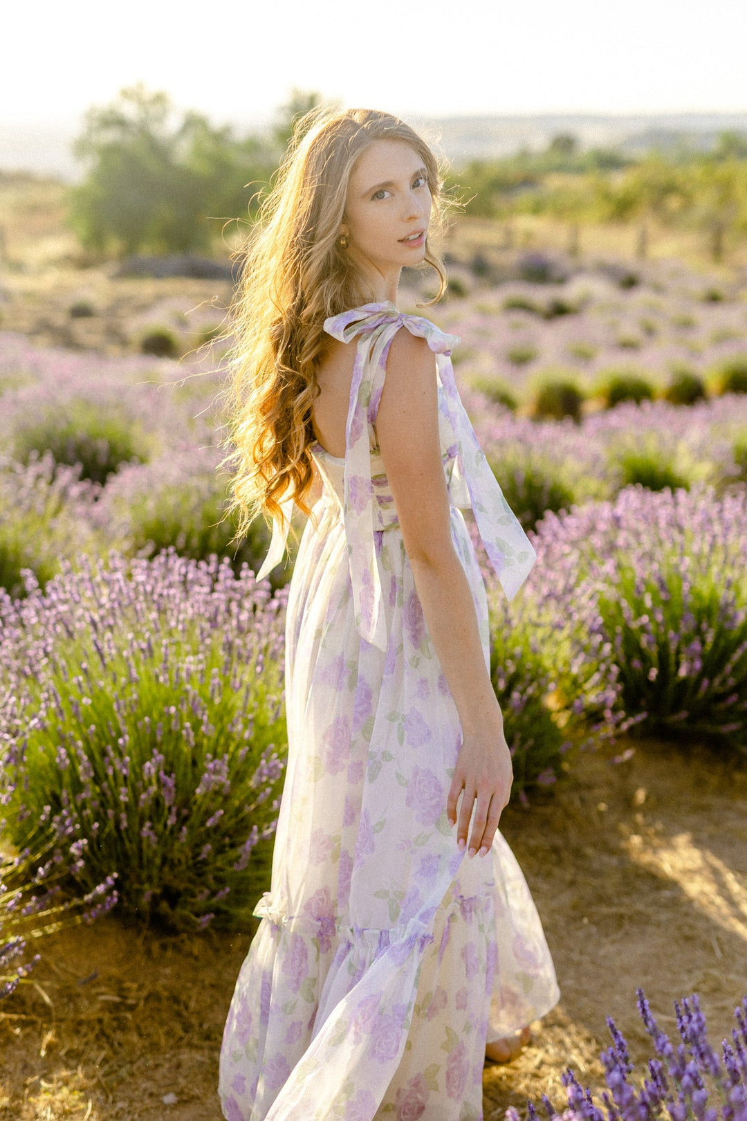 Debra Sweetheart Midi Dress - Morning Lavender Boutique Dresses Debra Sweetheart Midi Dress - Morning Lavender Boutique Dresses