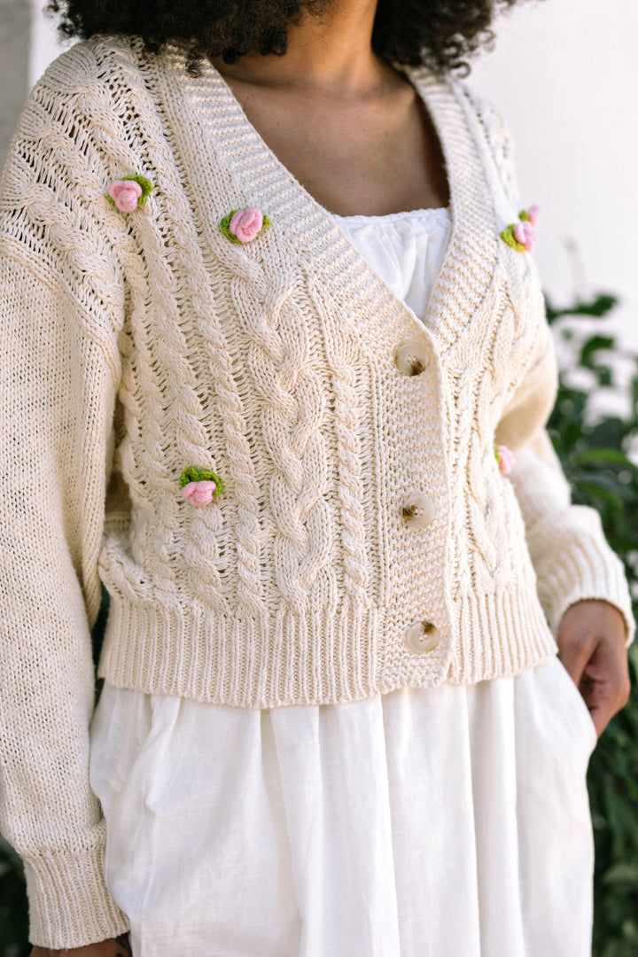 Tara Cable Knit Cardigan