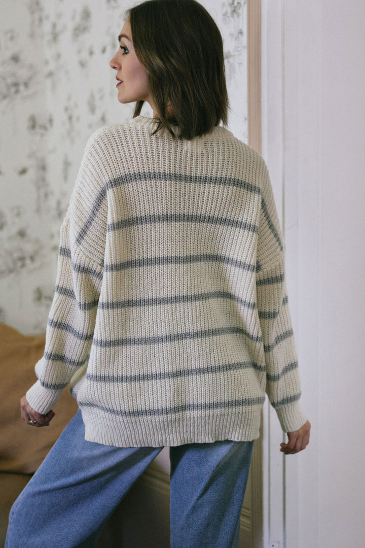 Phoebe Striped Knit Sweater