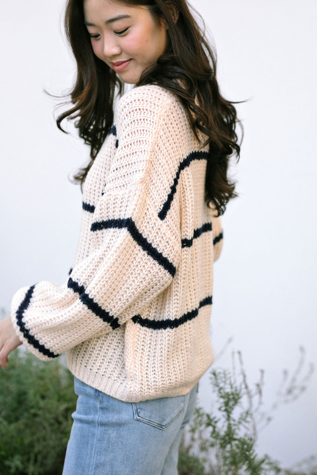 Trina Oversized Striped Sweater