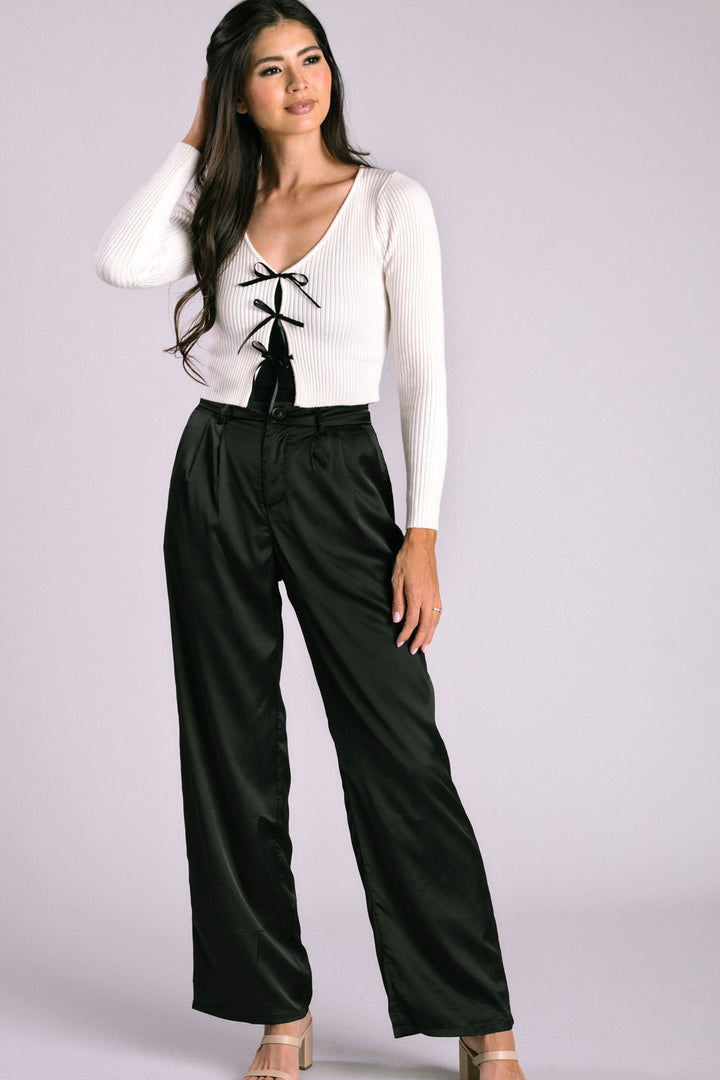 Phoenix High Waist Satin Pants