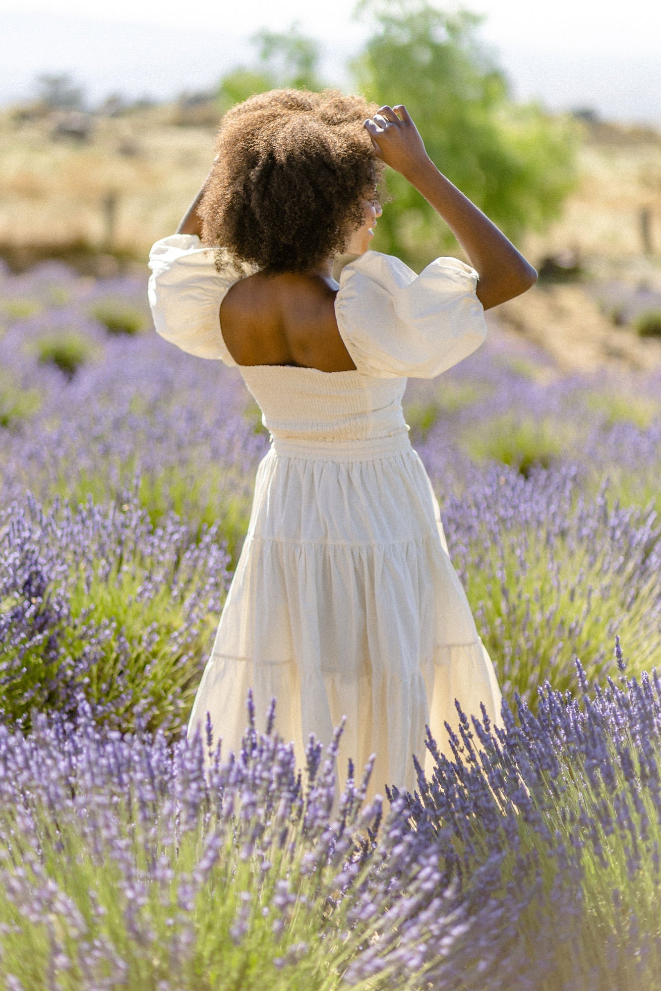 Lavender shop prairie skirt