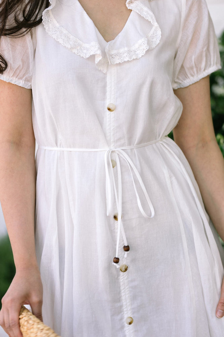 Tammy Buttoned Mini Dress
