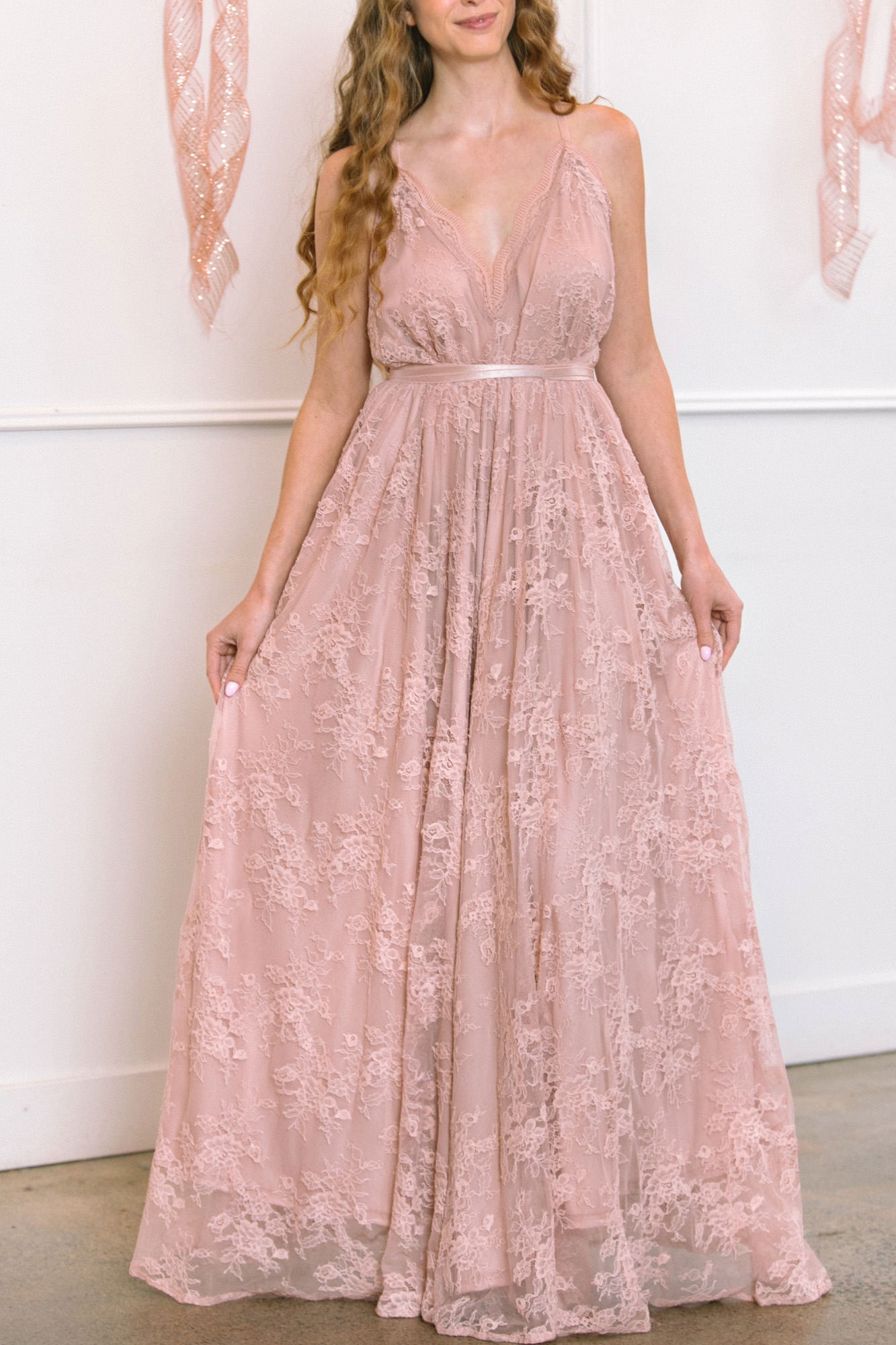 Lucia Lace Maxi Dress